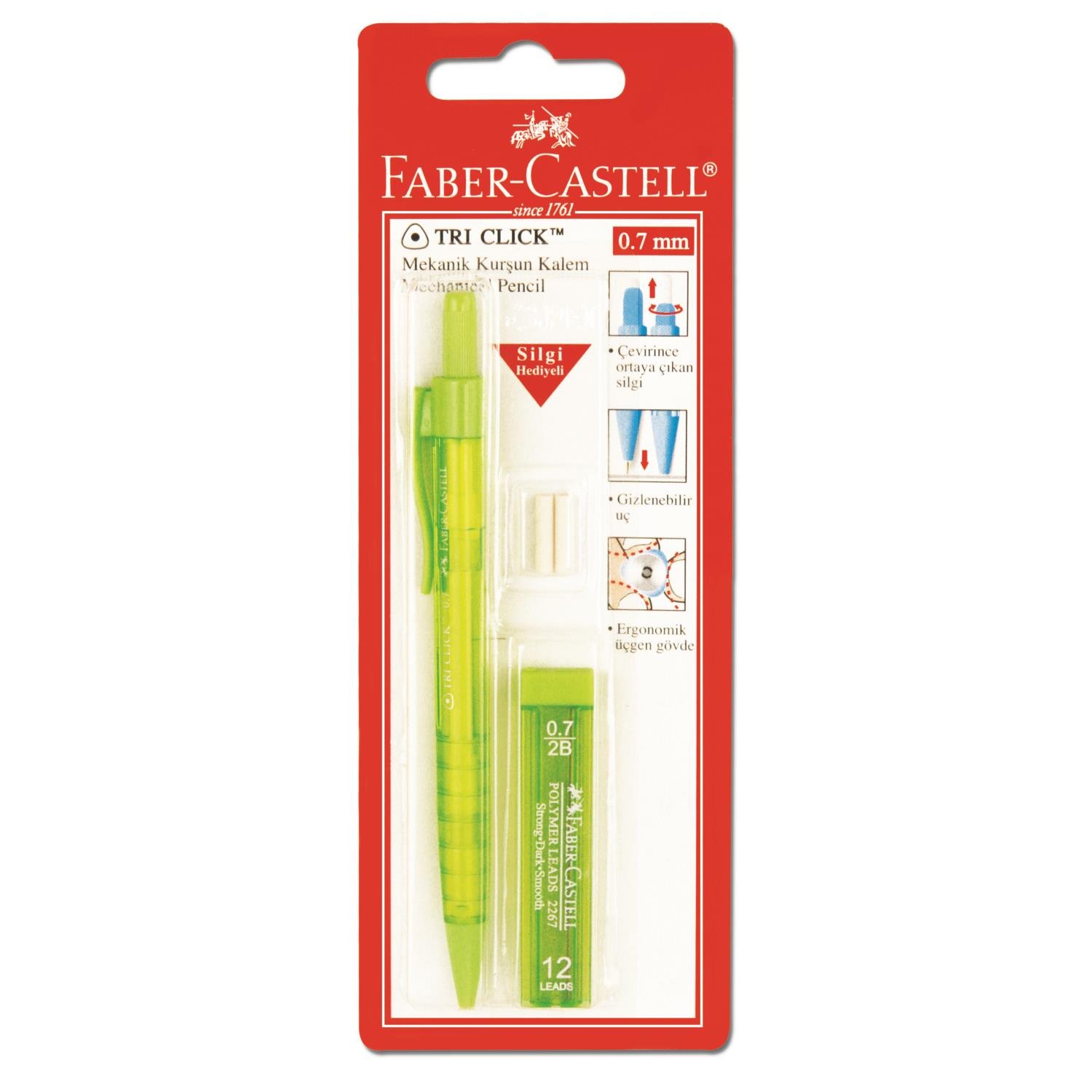 Faber-Castell Triclick 0-7 mm Min Hediyeli 